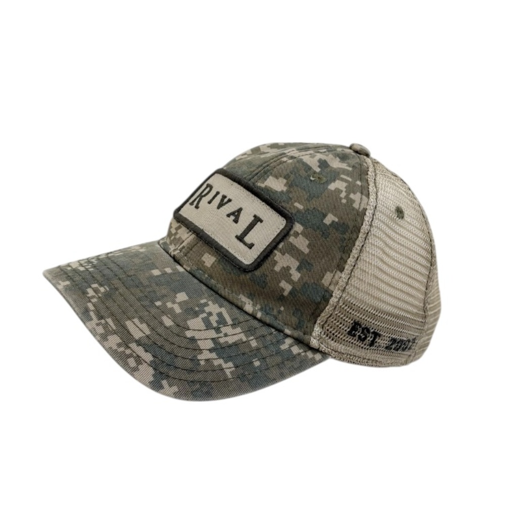 Legacy Rival Camo Mesh Snapback Trucker Hat